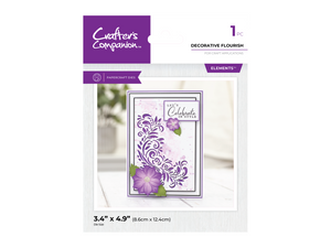 Crafter's Companion Metal Die Elements - Decorative Flourish