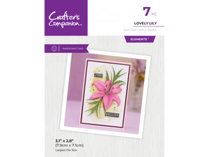 Crafters Companion - Metal Die Elements - Lovely Lily