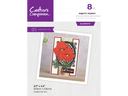 Crafters Companion - Metal Die Elements - Pretty Poppy