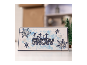 Crafter's Companion Metal Die Expression - Let It Snow