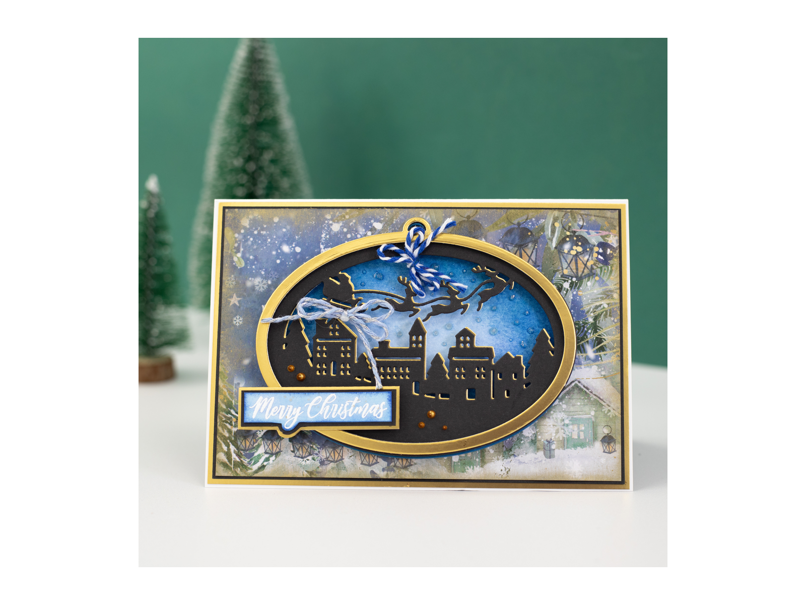 Crafters Companion Stamp and Die - Christmas Village