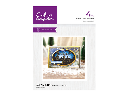 Crafters Companion Stamp and Die - Christmas Village