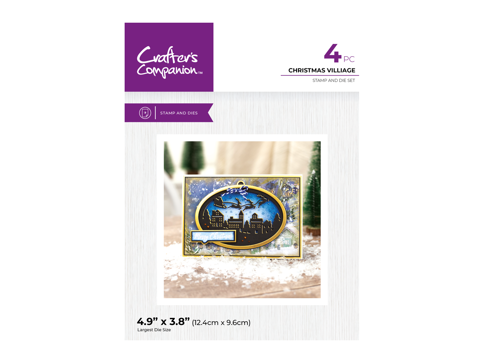 Crafters Companion Stamp and Die - Christmas Village