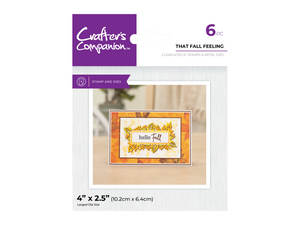 Crafter's Companion Stamp & Die - That Fall Feeling