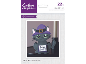 Crafter's Companion Stamp & Die - Feline Spooky