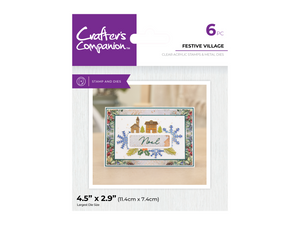 Crafter's Companion Stamp & Die - Festive Village