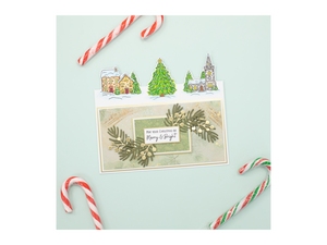 Crafters Companion Stamp and Die - Home for Christmas