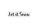 Let It Snow Stamp and Die Set