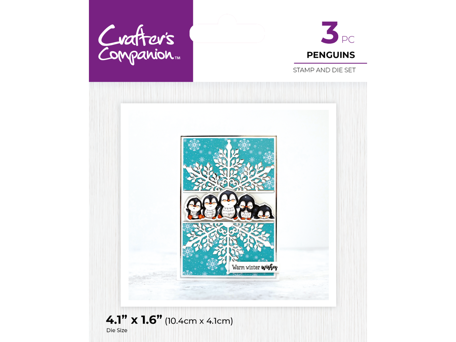 Crafter's Companion - Stamp and Die - Penguins