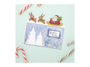 Santa's Sleigh Stamp and Die Set