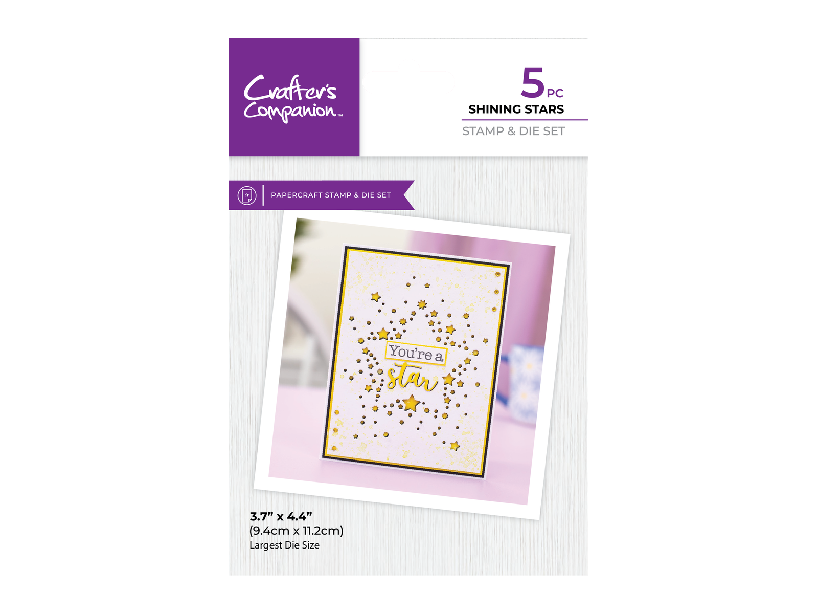 Crafter's Companion Stamp & Die - Shining Stars