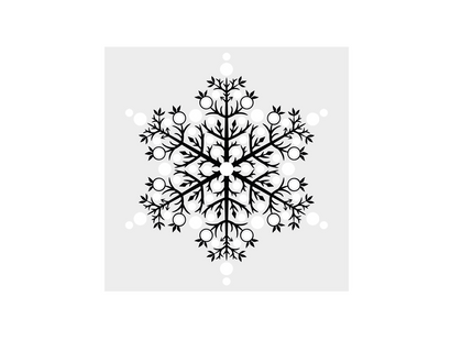 Crafter's Comapnion Stamp, Die and Stencil Set - Snowflake