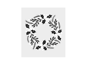 Crafter's Companion Stamp, Die and Stencil Set - Wreath