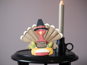 Crafter's Companion Stamp & Die - Thanksgiving Turkey