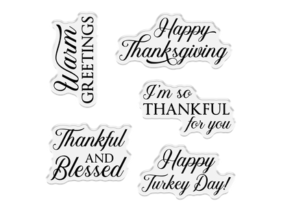 Crafter's Companion Stamp & Die - Thanksgiving Turkey