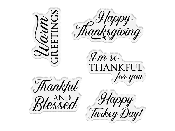 Crafter's Companion Stamp & Die - Thanksgiving Turkey