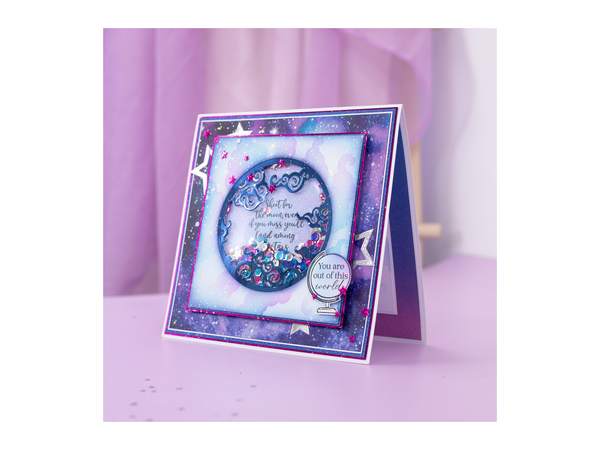 Cosmic Collection Create a Card Die and Stencil - Mystical Moon