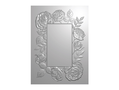 Gemini Embossed Frames Embossing Folder, Die & Stamp Set – Blooming Roses