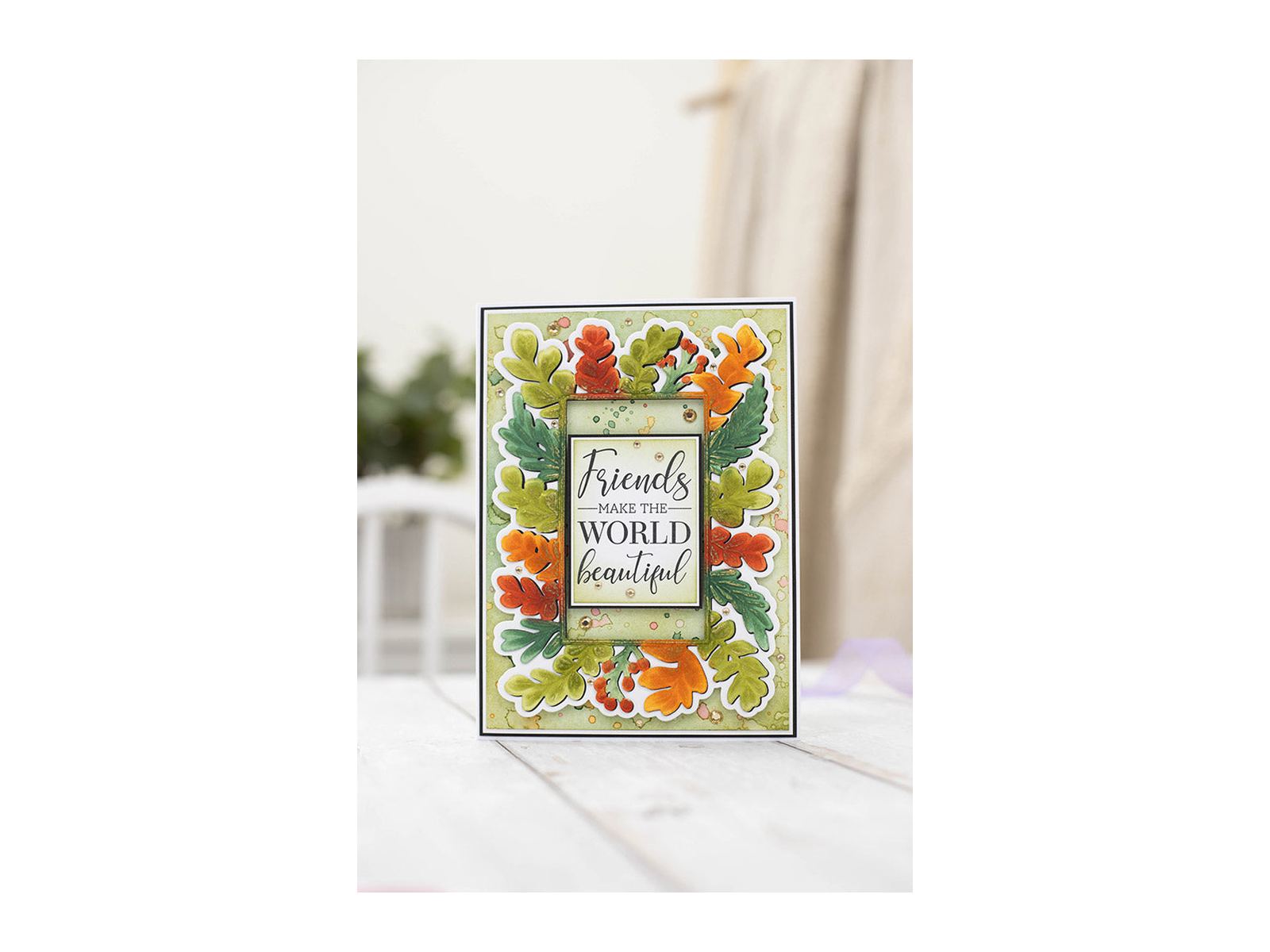 Gemini Embossed Frames Embossing Folder, Die & Stamp Set - Beautiful World