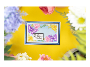 Gemini Create-a-card Paper Piecing Die – Butterflies and Blooms