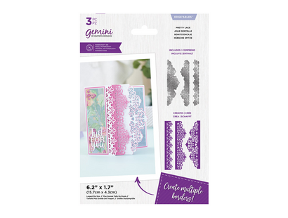 Gemini Delicate Lace Edgeable Die - Pretty Lace