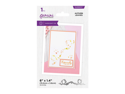 Gemini Confetti Border Elements Die - Autumn Leaves