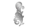 Gemini Grande Swirls Edge Element Die - Elegant Flourish