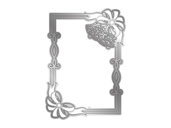 Bells and Bows Frame Metal Die Set