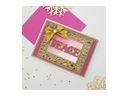 Peace at Christmas Festive Frame and Sentiment Metal Die Set