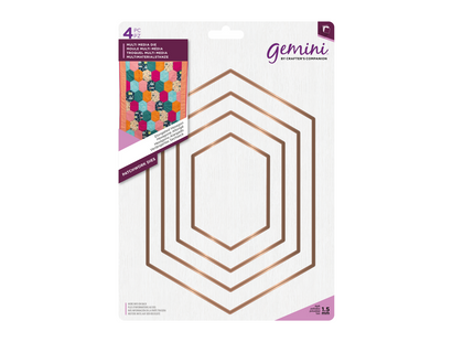 Gemini Multi Media Patchwork Die - Elongated Hexagon