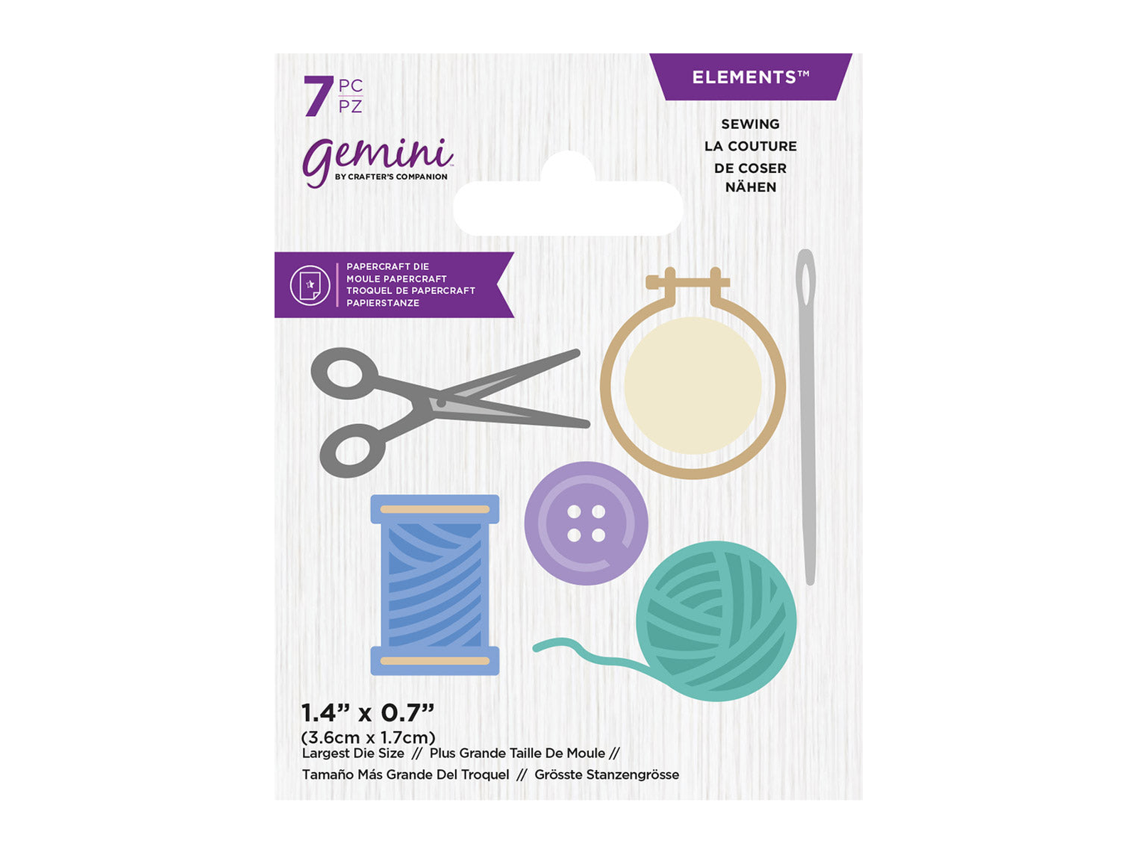 Mini Die Set - Sewing