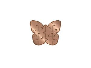 Gemini Multimedia Die - Butterfly Jigsaw