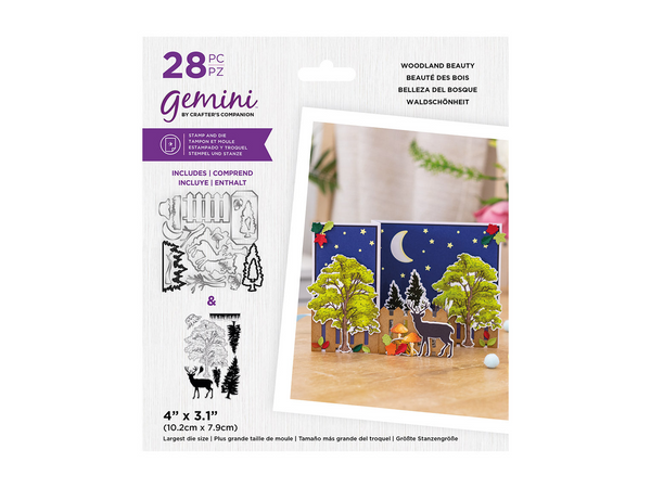 Gemini 3D Scene Builder Stamp and Die - Woodland Beauty