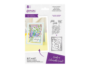 Gemini Colourable Create a Card Stamp & Die - Beautiful Butterfly