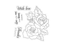 Gemini Colourable Create a Card Stamp & Die - Sweet Roses