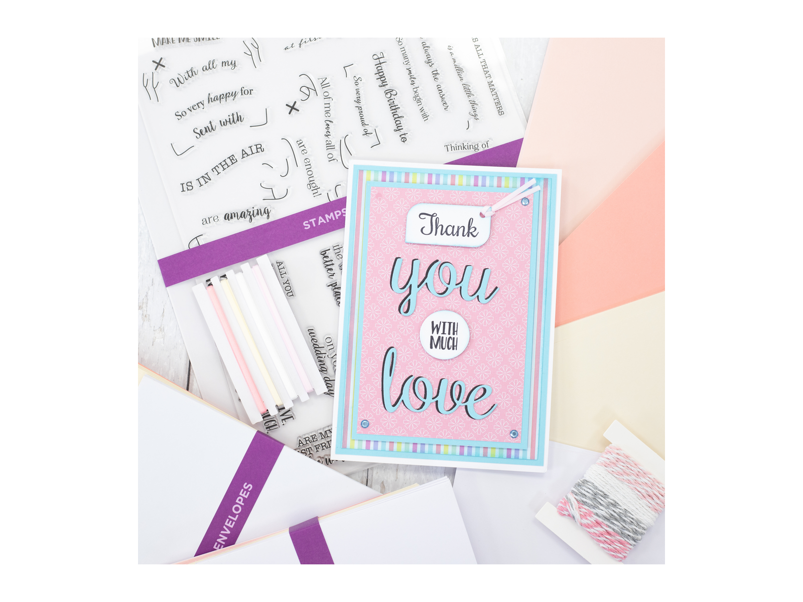 Crafter's Companion Sentiment Banner Die - All About You