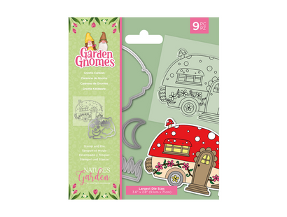 Nature's Garden - Garden Gnomes Stamp and Die - Gnome Caravan