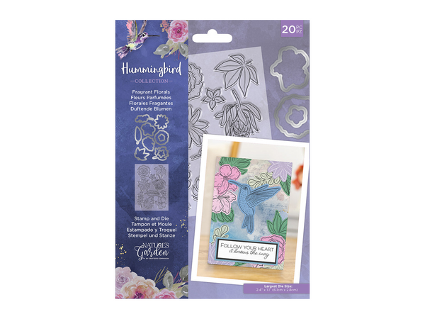 Nature's Garden Hummingbird Stamp and Die – Fragrant Florals