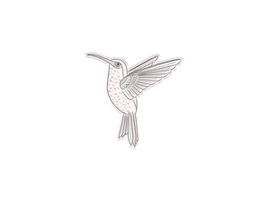 Nature's Garden Hummingbird Stamp and Die – Sweet Hummingbird