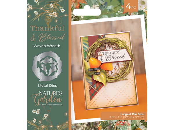 Nature's Garden - Thankful & Blessed Die Collection