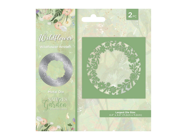 Nature's Garden Wildflower Create A Card Die - Wildflower Wreath