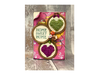 Sara Signature Sew Lovely Multi Media Die - Circle Cross Stitch Hoop