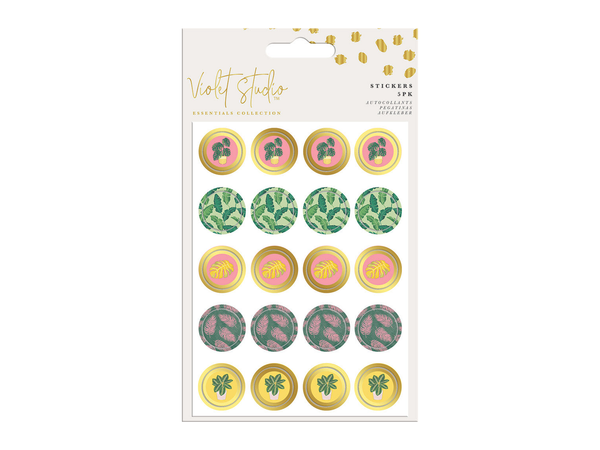 Mini Stickers Tropical - 5pk - Violet Studios