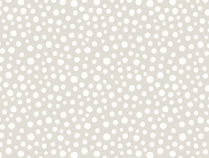 Lewis & Irene Fabric - Snow Fall on Dark Cream