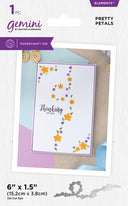 Gemini Confetti Border Elements Die -Pretty Petals