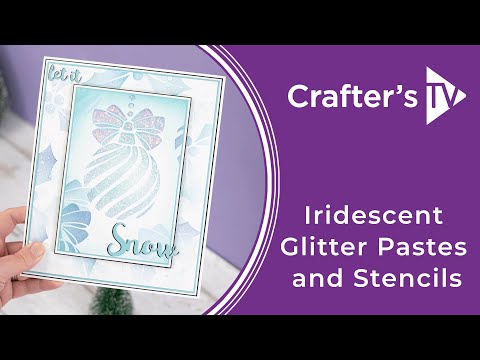 Crafter's Companion - Extra Chunky Glitter Paste - Snow Fairy