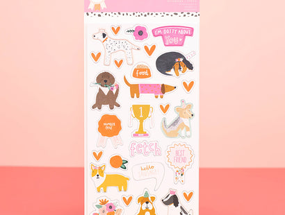 Best In Show Chipboard Stickers Characters - Violet Studios