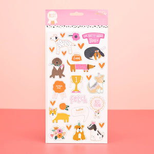 Best In Show Chipboard Stickers Characters - Violet Studios