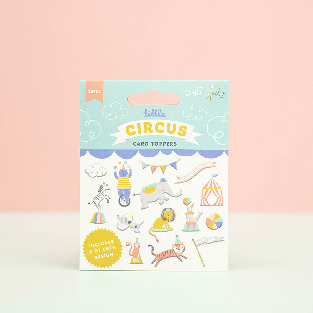 Little Circus Assorted Toppers - Violet Studios